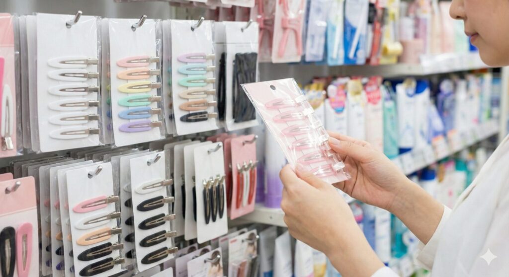マペペなど薬局で買える前髪クリップの特徴