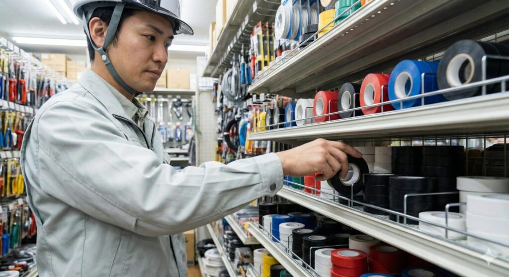 ビニールテープは日東などプロ用メーカー品を買うなら専門店へ