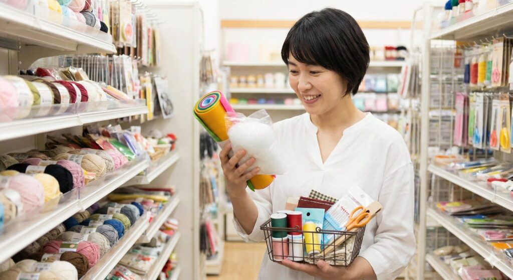 ぬいぐるみの作り方おすすめ本において100均で揃う材料と道具の選び方