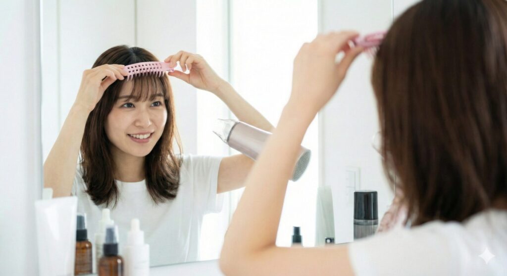 前髪立ち上げクリップの使い方と売ってる場所