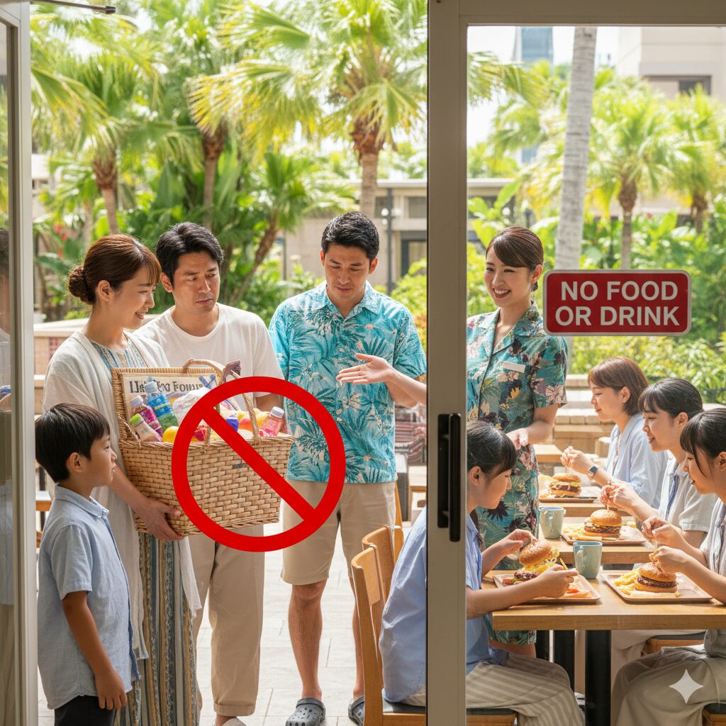 ジャングリアに弁当は持ち込める？