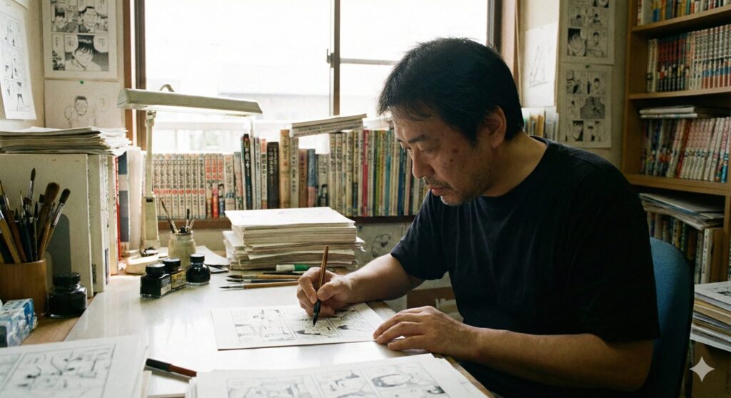 漫画家として山田君のざわめく時間を執筆中