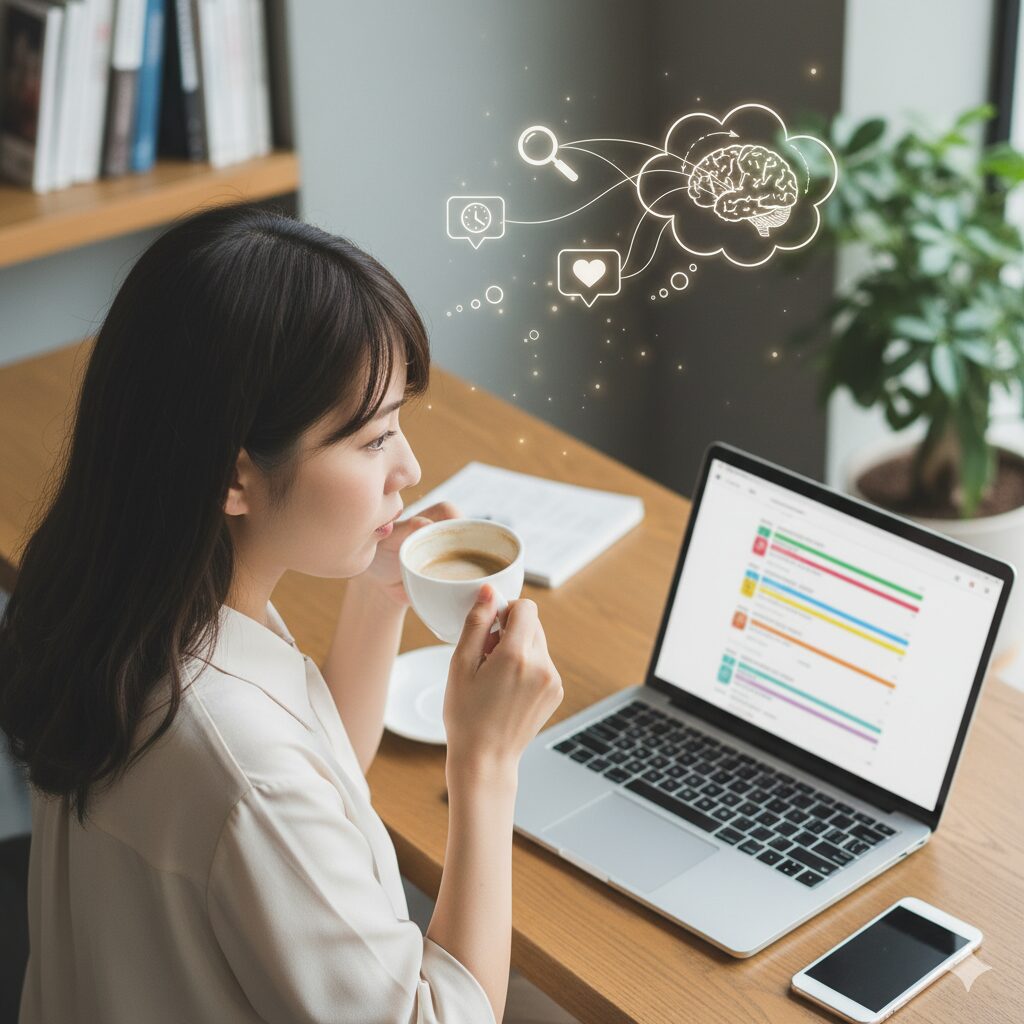 いいねや検索履歴が与えるタイムラインへの影響