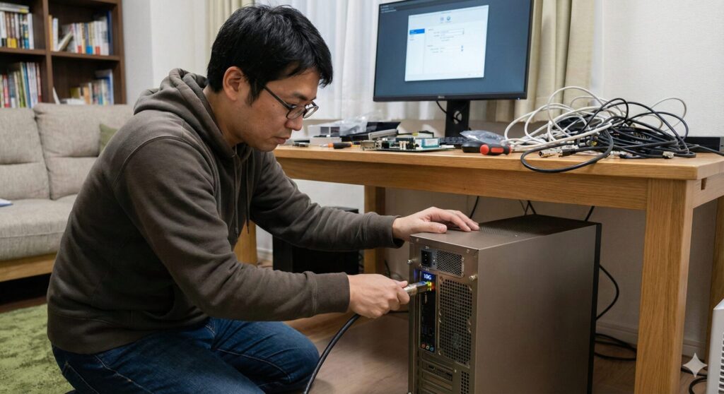 自宅サーバー構築には10GbE搭載のMS-A2