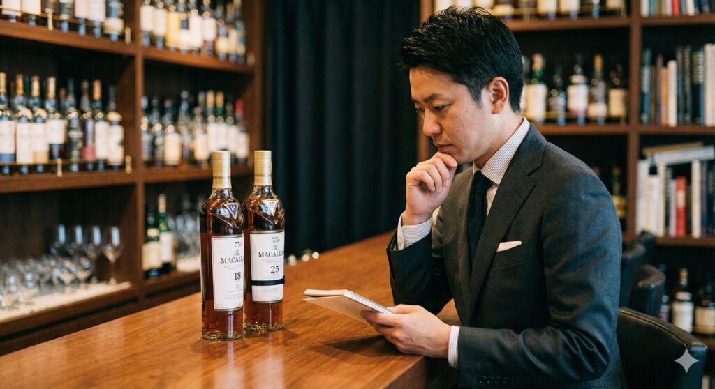 マッカランの18年や25年の定価と相場を知る