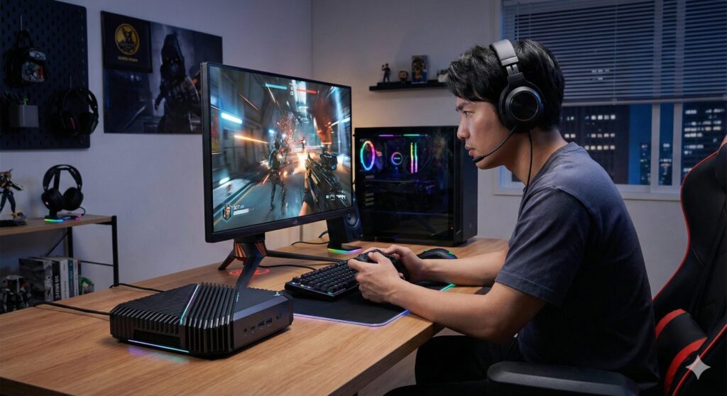 パソコンメーカーのMINISFORUMのゲーミング性能重視ならAtomMan G1 PRO