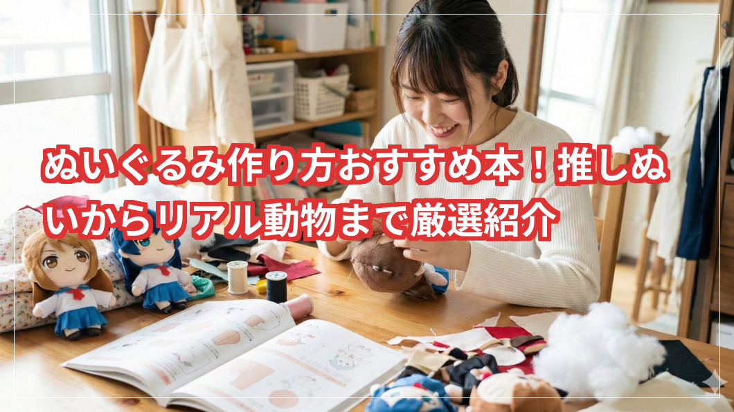 ぬいぐるみ作り方おすすめ本！推しぬいからリアル動物まで厳選紹介