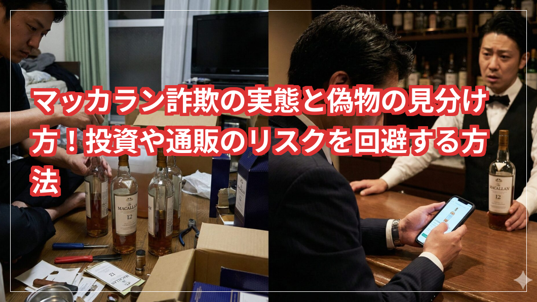 マッカラン詐欺の実態と偽物の見分け方！投資や通販のリスクを回避する方法