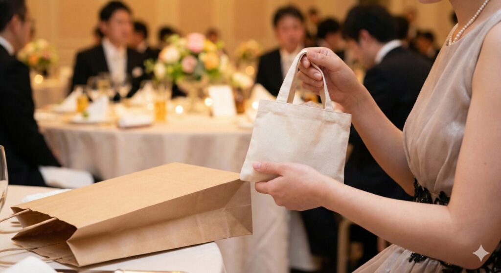 サブバッグにブランド紙袋を使うのは厳禁