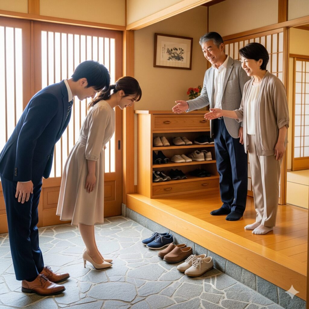 玄関での挨拶から入室までの流れとマナー