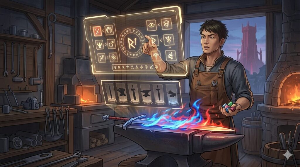 鍛冶屋（Blacksmith）におけるエンチャントとリフォージの最適運用